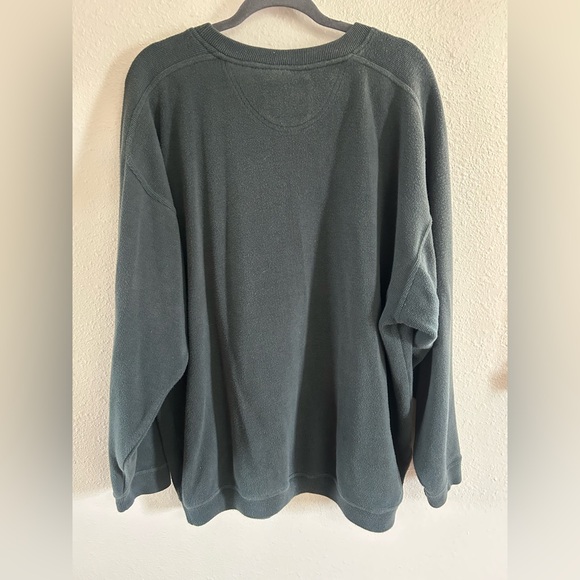 Vintage Habitat Eagle Embroidered Ribbed Crewneck Sweatshirt Size XL - Picture 2 of 7